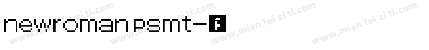 newroman psmt字体转换